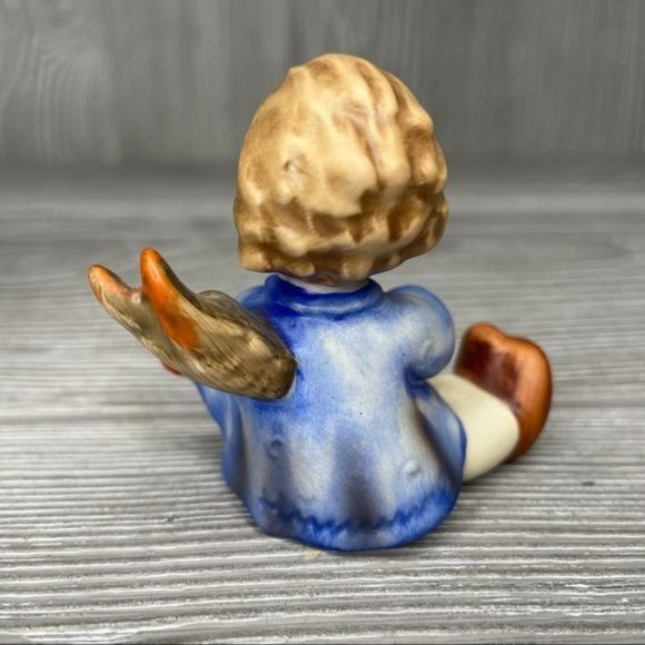 Vintage 1967 Goebel Hummel Figurine 238/A Angel With Lute Christmas - Picture 5 of 7